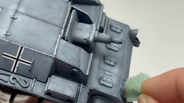 1/35 TAMIYA  StuG Ⅲ Ausf.B 【How To Paint  Panzer Gray】-TANK MODEL-   #scalemodel  #weathering