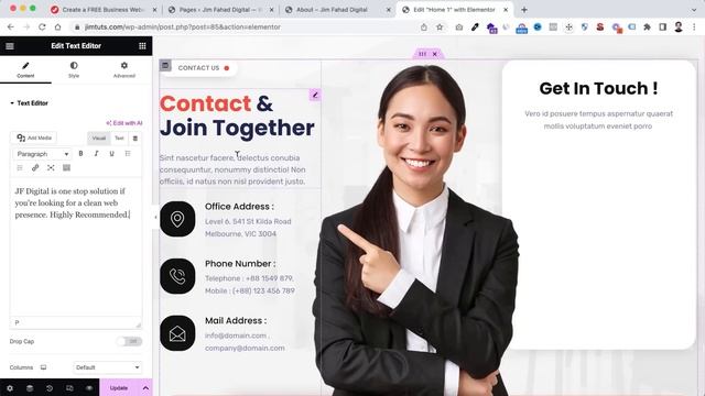 How to Make a FREE Business Website in WordPress 2024 (Elementor and KitPapa Tutorial for Beginners смотреть онлайн