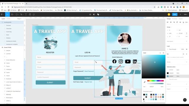 7. A Complete Mobile Prototype Creation in Figma in less than 1 Hour | A Complete Figma Guide смотреть онлайн