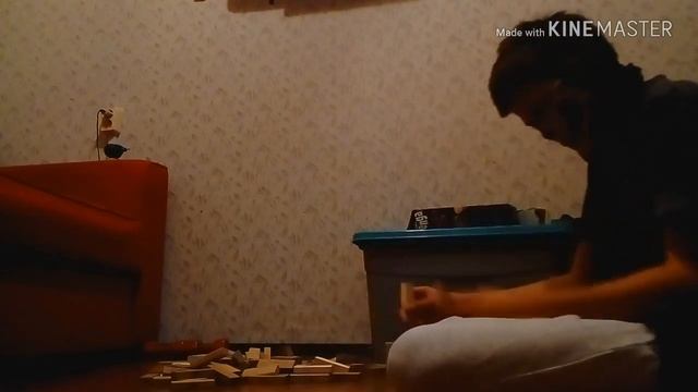 Построил крутой замок из дженги!!! смотреть онлайн