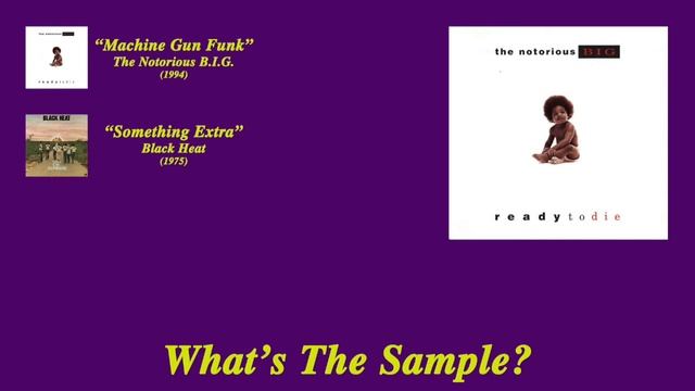 What's The Sample - The Notorious B.I.G. "Machine Gun Funk" смотреть онлайн