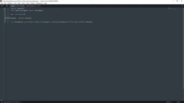 Fake User Agent | Python Programming Tricks