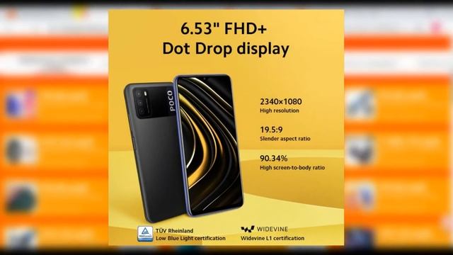 Смартфон Xiaomi Poco M3 4+64GB | скидки на Али смотреть онлайн