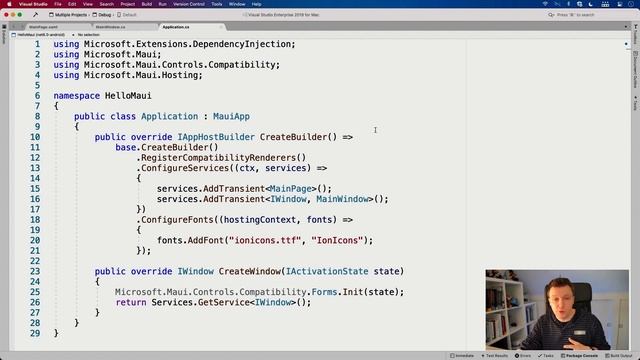 .NET MAUI First Look - Running .NET 6 Preview 2 Sample смотреть онлайн