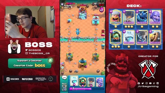 TOP 100 LADDER with BALLOON FREEZE CHEESE! - CLASH ROYALE смотреть онлайн