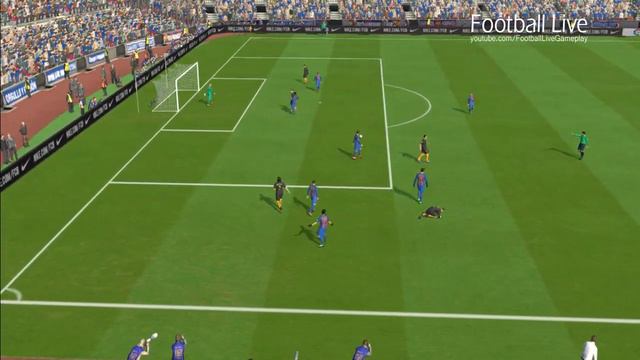 PES 2017 | Barcelona vs Atletico Madrid | Full Match & Messi Free Kick Goal | Gameplay PC смотреть онлайн