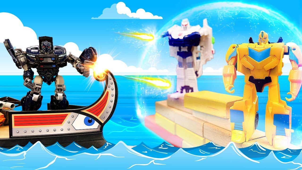 Видео игры Трансформеры - Морской Бой: Автоботы против Десептиконов! Бамблби в Игры битвы онлайн смотреть онлайн