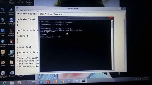 how to create a singleton class in java | what is singleton class in java смотреть онлайн