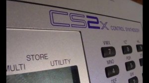 Yamaha cs1x 100% sounds, demo by polynominal.com