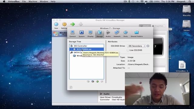 Installing Windows 7 on Mac OSX with Virtual Box смотреть онлайн