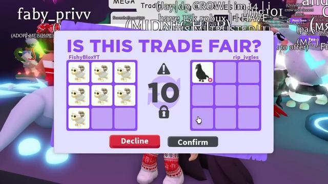Trading 9 *NEW* RAMS in Adopt Me! смотреть онлайн