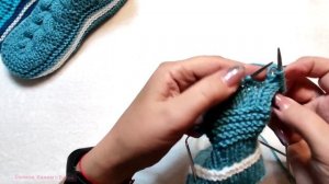 Супер-следочки с необычной косой, ‼️ МК ➡️ На двух спицах и без шва на подошве ?