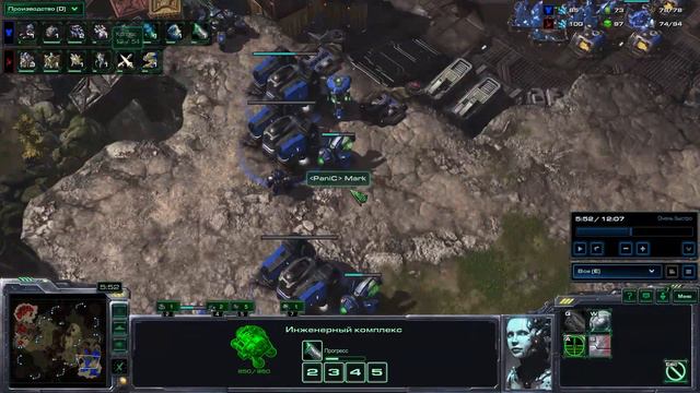 Гайд по терранам. Terran vs Protoss. Пуш с рейвеном. Стиль Innovation'а. смотреть онлайн
