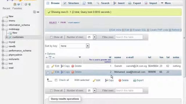 using select statement MySql смотреть онлайн