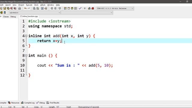 30 Inline Function in C++ in Urdu смотреть онлайн