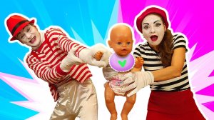 Кукла БЕБИ БОН мальчик или девочка? Весёлые игры для девочек в дочки матери с Baby Born