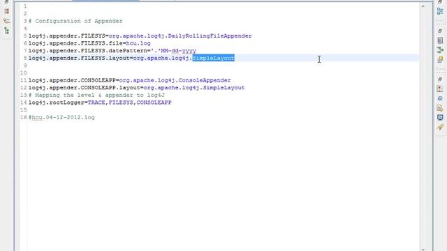 Log4J Layouts and XML introduction on 04-12-2012.avi смотреть онлайн