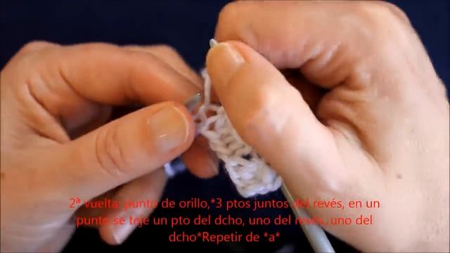 DOS AGUJAS: Punto de garbanzo смотреть онлайн