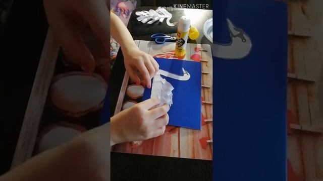 Аппликация Лебедь смотреть онлайн