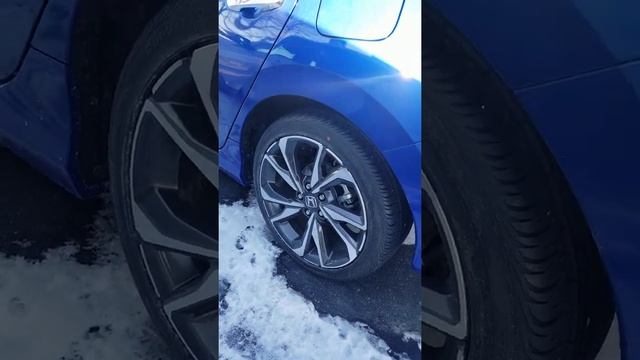 Honda Civic Touring 2021 Sedan Car Blue Color | Ontario Canada смотреть онлайн