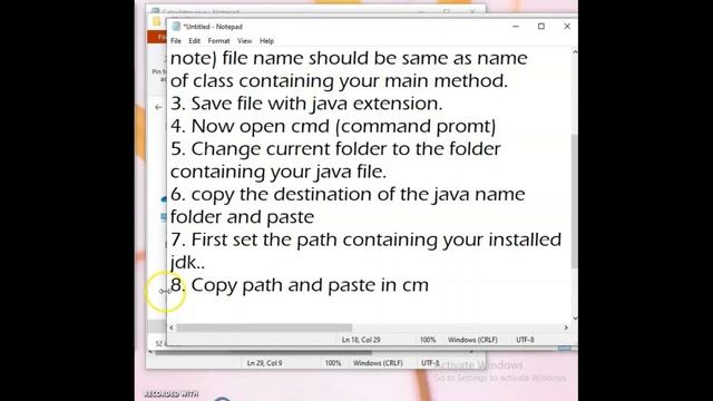 Compile and Run JAVA Program in CMD using JDK path for Calculator. смотреть онлайн