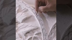 Барельеф подсолнух. Как слепить цветы в барельефе?!