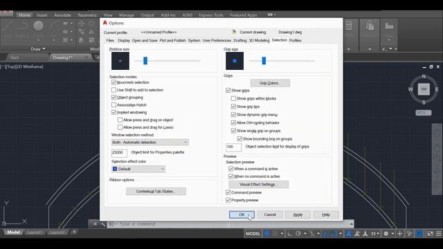 How to turn off the lasso selection feature in AutoCAD fast and easy tutorial смотреть онлайн