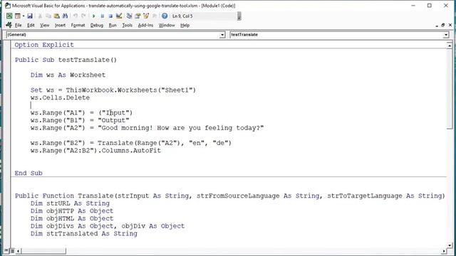 Automate Language Translations Using Excel VBA смотреть онлайн
