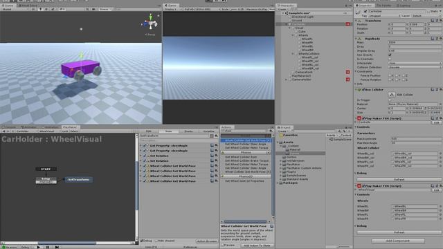 Playmaker's Wheel Collider Get World Pose Issue смотреть онлайн
