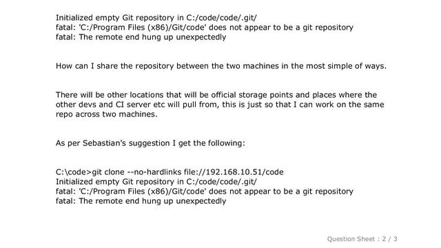 Windows : GIT clone repo across local file system in windows смотреть онлайн