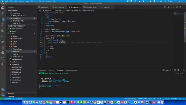 สอน Vue3 Typescript EP4 Let vs Ref смотреть онлайн