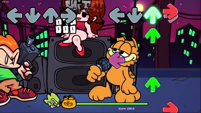 Garfield vs pico (Friday night funkin) смотреть онлайн