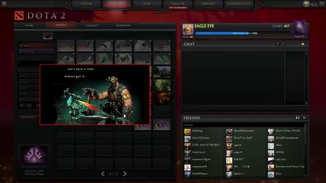 Dota 2 TI4 Compendium - Activating 2900 Compendium Points смотреть онлайн