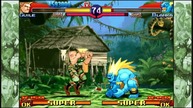 Street Fighter Alpha 3 MAX (PSP) Arcade as Guile смотреть онлайн