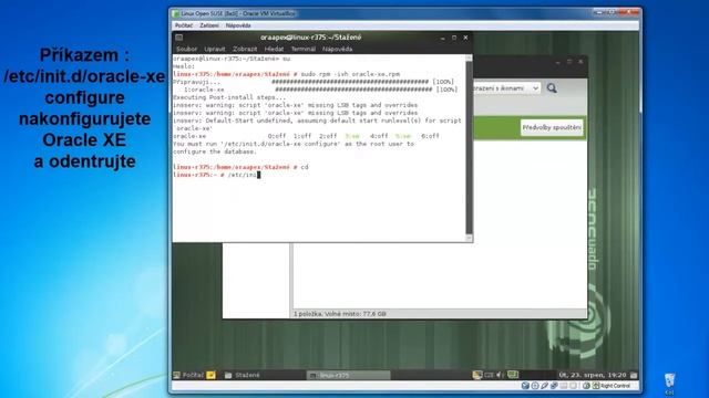 Oracle XE 10.2 - Instructions for installing Open SUSE x86.mp4 смотреть онлайн