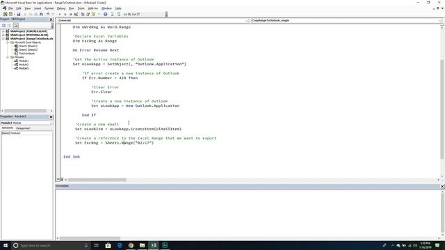 How To Copy An Excel Range To Outlook Using VBA смотреть онлайн