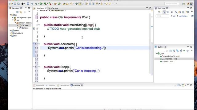 Java Interfaces Tutorial (create, implement, and extend) смотреть онлайн