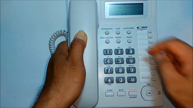 Program Call Restriction Telepon Panasonic KX-TS880 смотреть онлайн