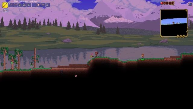Terraria. прохождение 5 видео. Ночь наступает. смотреть онлайн