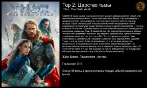 Тор 2: Царство тьмы - русский трейлер (2013)