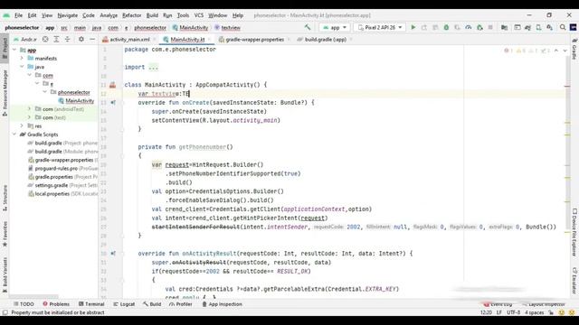 How to use phone selector Api in android studio using kotlin | Android Tutorials | Game App Studio смотреть онлайн