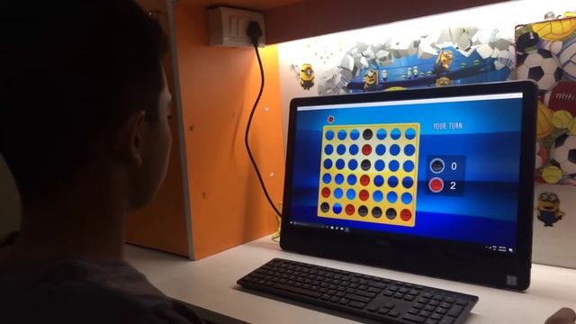 Avik the great playing fantastic 4 in a row смотреть онлайн