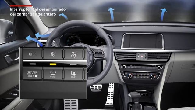 Optima Plug-In hybrid - Interruptor del desempañador del parabrisas delan (For EU) смотреть онлайн