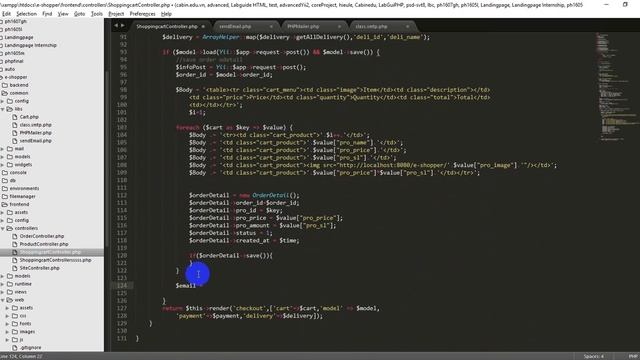 [Yii2 framework] Shopping cart Send email step 11 смотреть онлайн