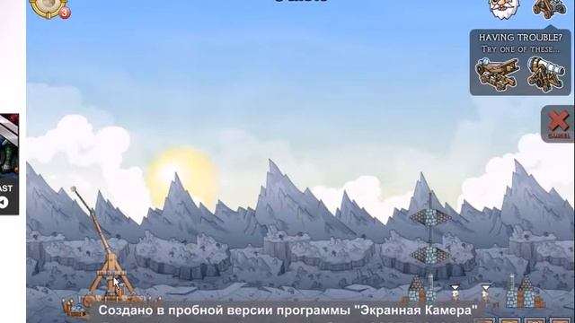 Flash игры часть 2 CRUSH THE CASTLE ADVENTURES смотреть онлайн