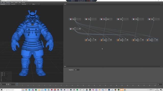 Samurai Hulk using Wrap 3 Lattice Node смотреть онлайн