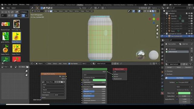 How to add a logo/label to any model | Blender 2.93 смотреть онлайн