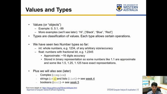 CITS2401 - 3.1. Python basics смотреть онлайн