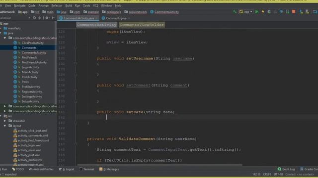 Social Network App Android Tutorial 43 - firebase recyclerview adapter For displaying Comments смотреть онлайн