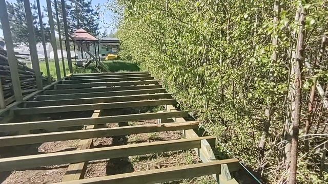 Сарай. Дровник своими руками. часть 1 смотреть онлайн